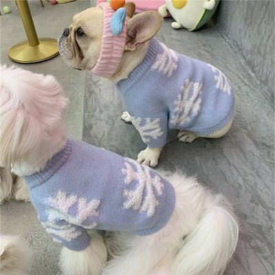 Hundeschneeflocke-Sweatshirt.